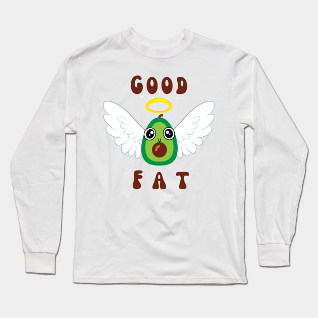 Good Fat Long Sleeve T-Shirt by TaoScape Graphic Tees